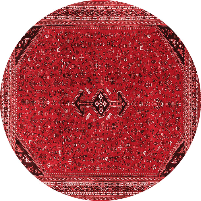 Machine Washable Persian Red Traditional Rug, wshtr3521red