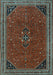 Machine Washable Persian Light Blue Traditional Rug, wshtr3521lblu