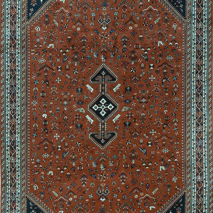 Machine Washable Persian Light Blue Traditional Rug, wshtr3521lblu