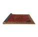 Sideview of Persian Brown Traditional Rug, tr3521brn