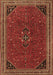 Machine Washable Persian Brown Traditional Rug, wshtr3521brn