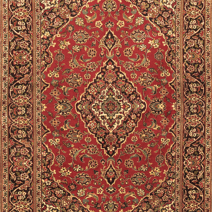 Machine Washable Persian Brown Traditional Rug, wshtr3522brn