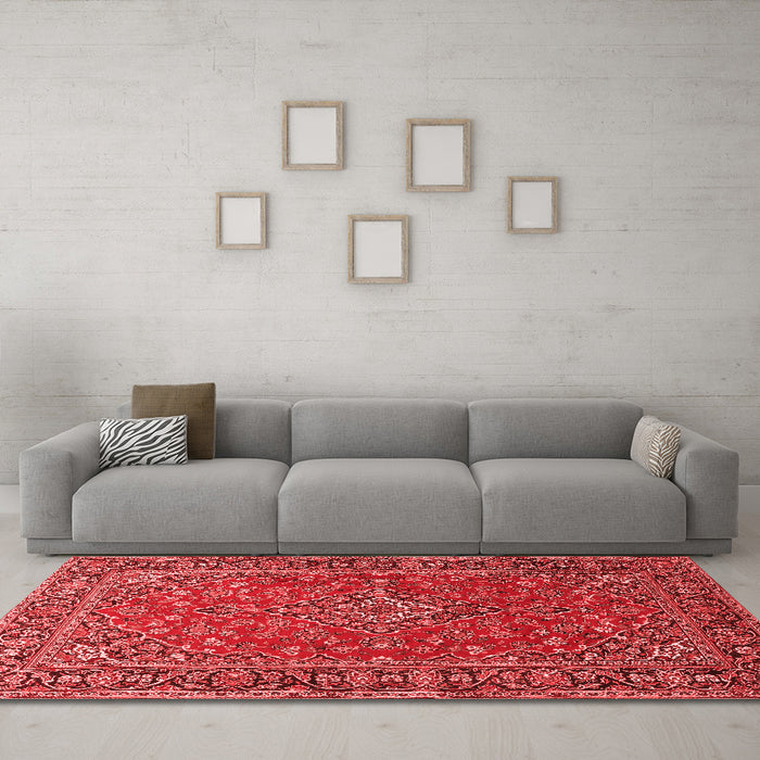 Traditional Red Washable Rugs