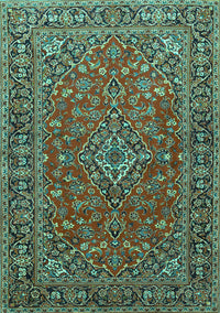 Persian Turquoise Traditional Rug, tr3522turq