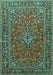 Persian Turquoise Traditional Rug, tr3522turq