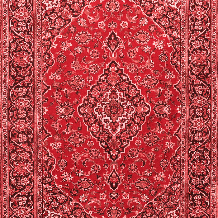 Machine Washable Persian Red Traditional Rug, wshtr3522red