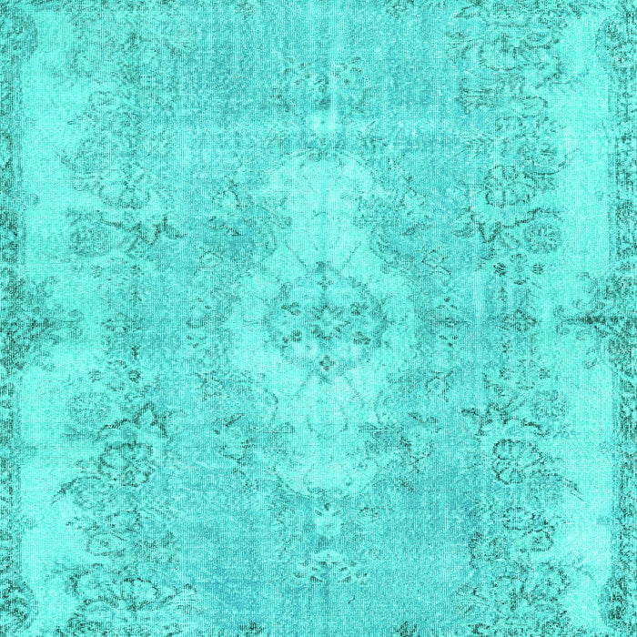 Machine Washable Persian Turquoise Bohemian Area Rugs, wshtr3523turq