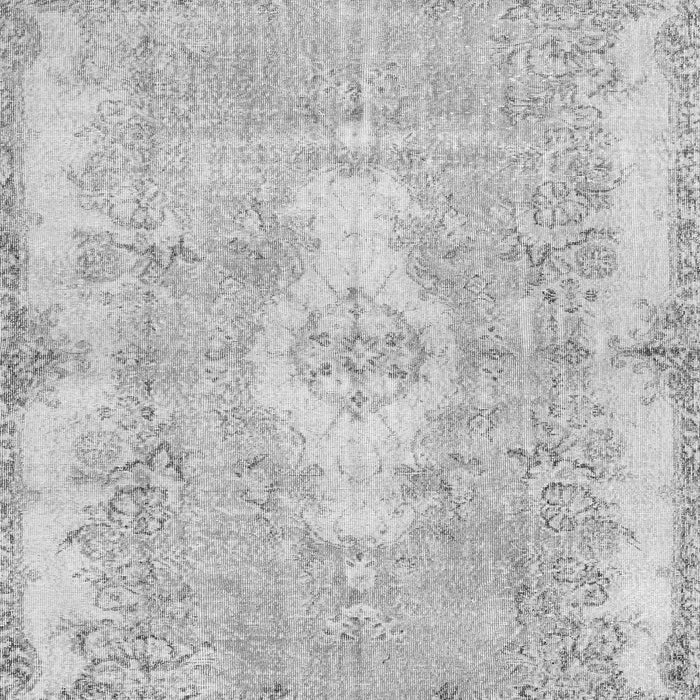 Serging Thickness of Machine Washable Persian Gray Bohemian Rug, wshtr3523gry