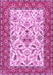 Machine Washable Animal Pink Traditional Rug, wshtr3524pnk