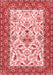 Animal Red Traditional Area Rugs