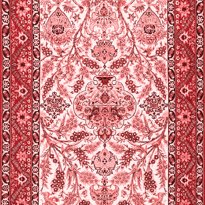 Animal Red Traditional Area Rugs