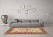 Machine Washable Animal Brown Traditional Rug in a Living Room,, wshtr3524brn