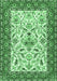 Machine Washable Animal Emerald Green Traditional Area Rugs, wshtr3524emgrn