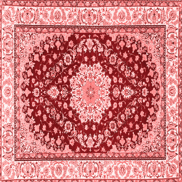 Medallion Red Traditional Rug, tr3525red