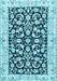 Persian Light Blue Traditional Rug, tr3526lblu