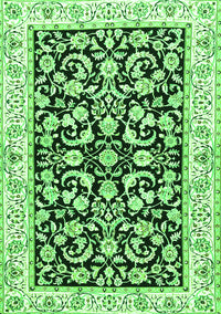 Persian Green Traditional Rug, tr3526grn