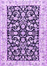 Persian Purple Traditional Rug, tr3526pur