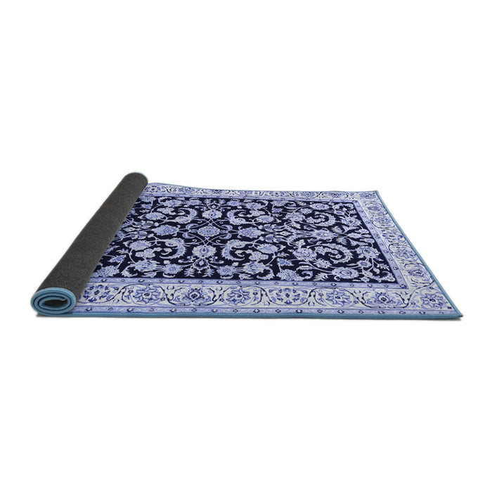 Sideview of Persian Blue Traditional Rug, tr3526blu
