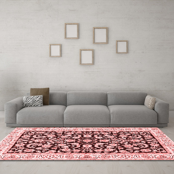 Traditional Red Washable Rugs