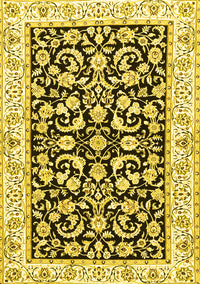 Persian Yellow Traditional Rug, tr3526yw