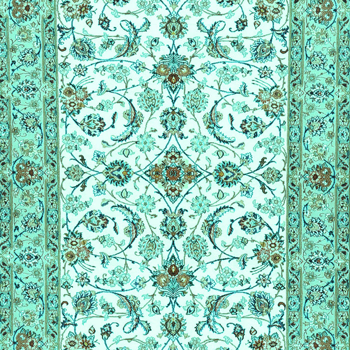 Persian Turquoise Traditional Rug, tr3527turq
