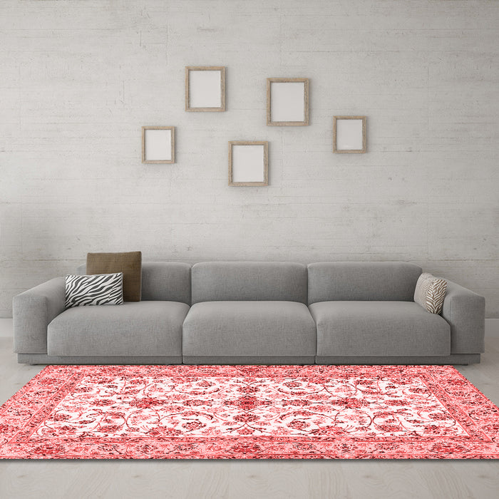 Traditional Red Washable Rugs