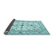 Sideview of Persian Light Blue Traditional Rug, tr3527lblu