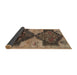 Sideview of Traditional Bakers Brown Persian Rug, tr3528
