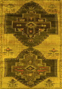 Persian Yellow Traditional Rug, tr3528yw