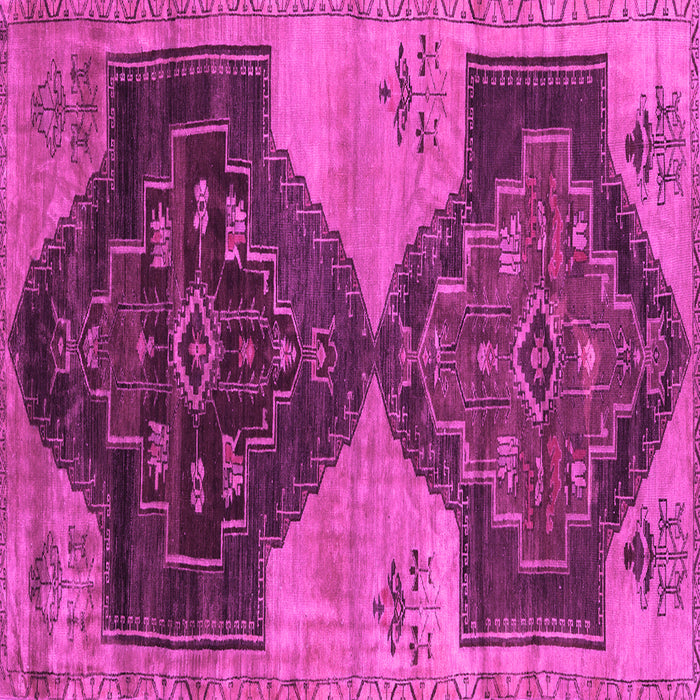 Square Persian Pink Traditional Rug, tr3528pnk