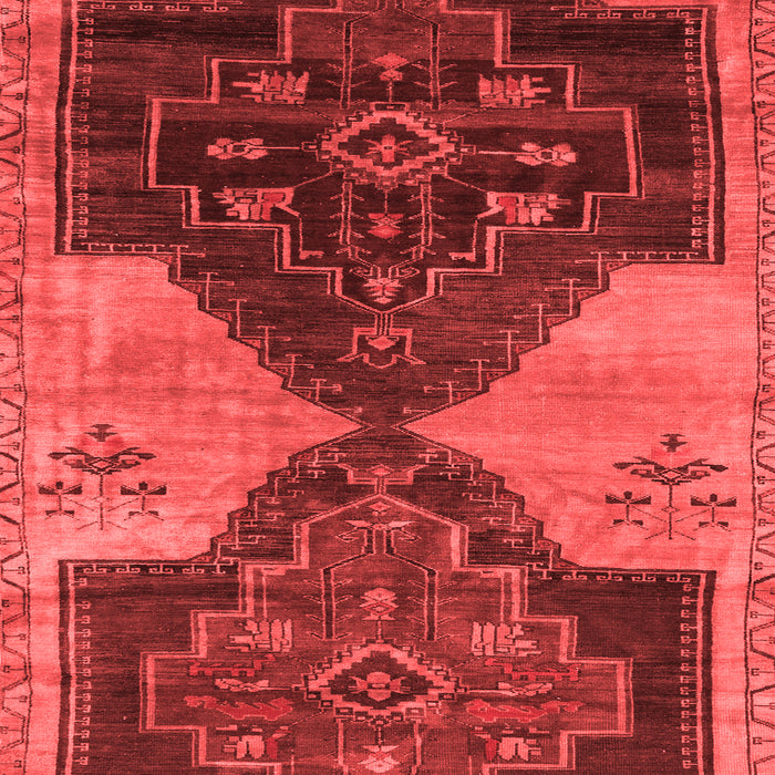 Machine Washable Persian Red Traditional Rug, wshtr3528red