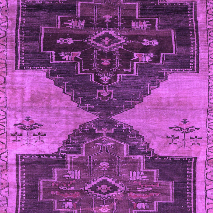 Machine Washable Persian Purple Traditional Area Rugs, wshtr3528pur