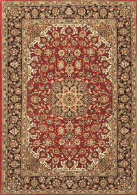 Medallion Brown Traditional Rug, tr3529brn