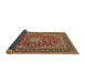 Sideview of Medallion Brown Traditional Rug, tr3529brn