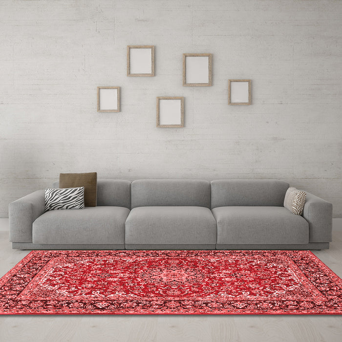 Traditional Red Washable Rugs