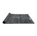 Sideview of Traditional Light Black Persian Rug, tr3530