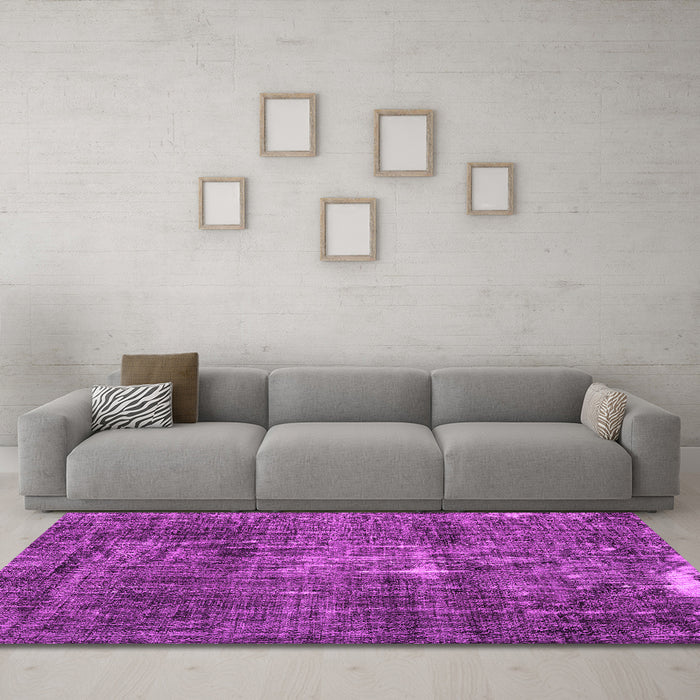 Machine Washable Persian Pink Traditional Rug in a Living Room, wshtr3530pnk