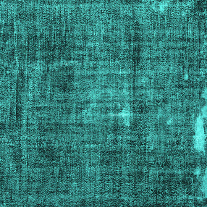 Square Machine Washable Persian Turquoise Traditional Area Rugs, wshtr3530turq