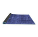 Sideview of Persian Blue Traditional Rug, tr3530blu