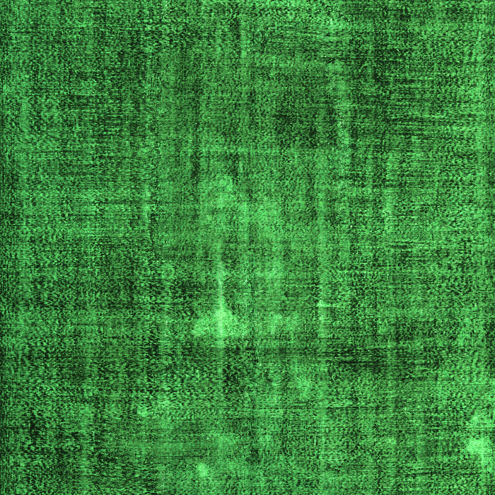 Serging Thickness of Machine Washable Persian Green Traditional Area Rugs, wshtr3530grn