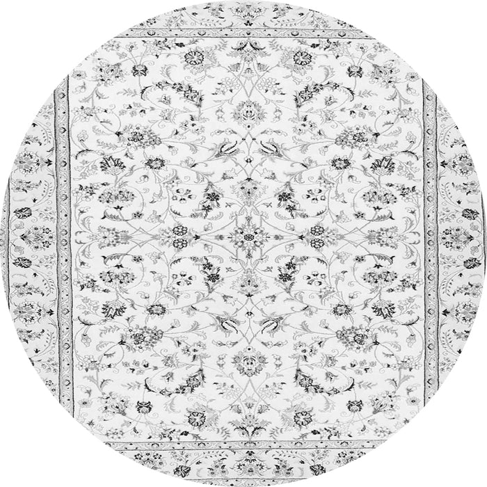 Square Persian Gray Traditional Rug, tr3531gry