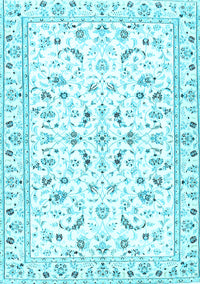 Persian Light Blue Traditional Rug, tr3531lblu