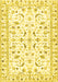 Machine Washable Persian Yellow Traditional Rug, wshtr3531yw