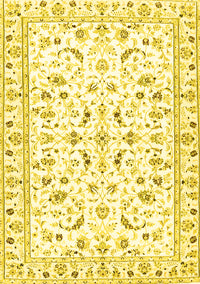 Persian Yellow Traditional Rug, tr3531yw