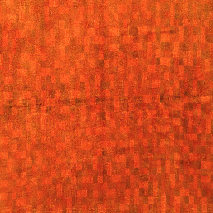 Square Machine Washable Persian Yellow Traditional Rug, wshtr3532yw