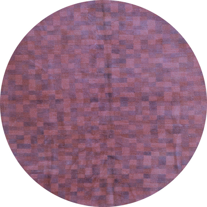 Round Persian Light Blue Traditional Rug, tr3532lblu