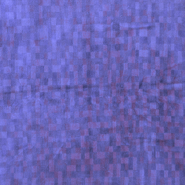 Square Persian Blue Traditional Rug, tr3532blu