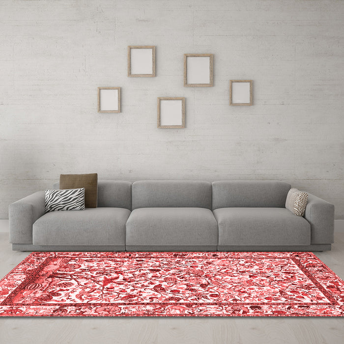 Traditional Red Washable Rugs