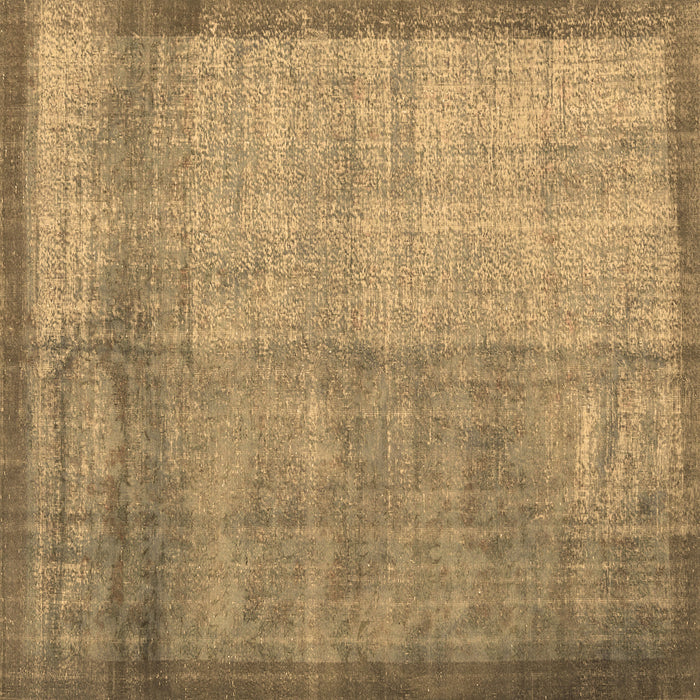 Square Persian Brown Traditional Rug, tr3534brn