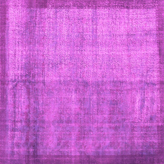 Square Machine Washable Persian Pink Traditional Rug, wshtr3534pnk